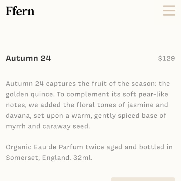 Ffern Autumn 2024 Fragrance - Picture 7 of 7